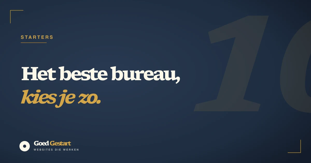 Hoe kies je het beste webdesignbureau in 2026? Praktische checklist