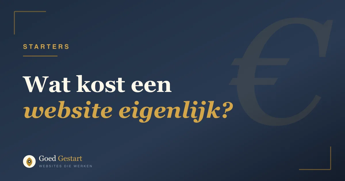 Wat kost een website laten maken in 2026? Compleet prijsoverzicht