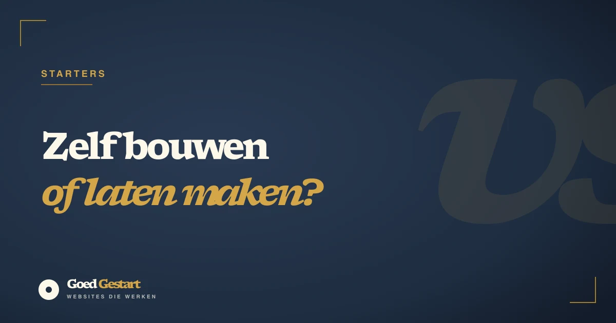 Website bouwen of laten maken? Zo maak je in 2026 de juiste keuze