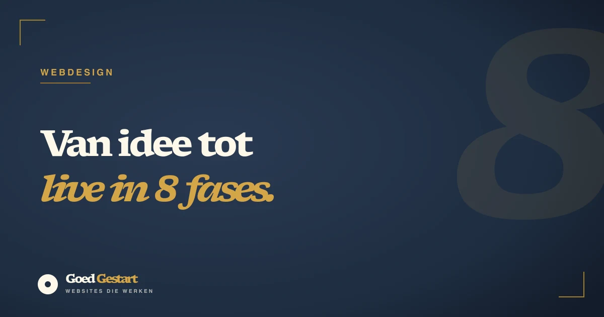 Website ontwerp laten maken: het volledige proces van idee tot livegang