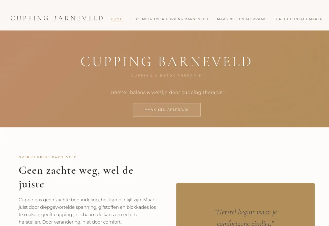Screenshot van Cupping Barneveld
