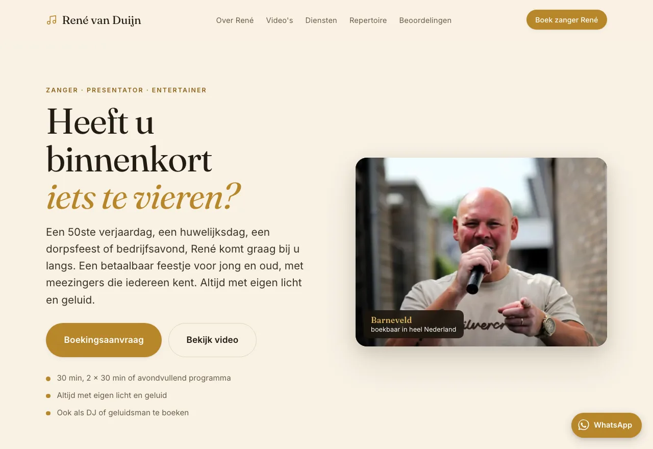 Screenshot van René van Duijn