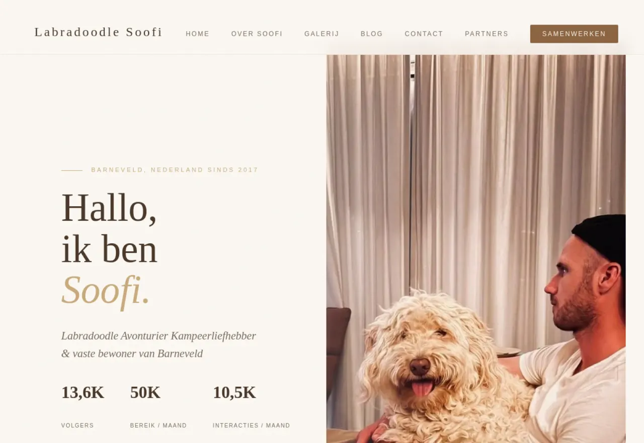 Screenshot van Labradoodle Soofi